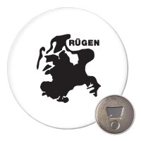 Magnet R&uuml;gen Umriss 59mm K&uuml;hlschrankmagnet