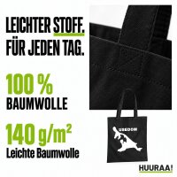 Jutebeutel Usedom Umriss 10 Liter