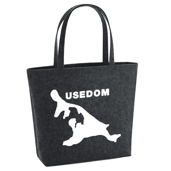 Filzshopper Usedom Umriss, 22 Liter