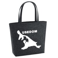 Filzshopper Usedom Umriss, 22 Liter