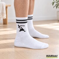 Unisex Socken Usedom Umriss Baumwolle