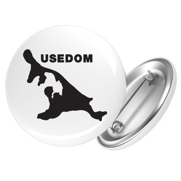 Button Usedom Umriss