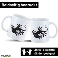 Kaffeetasse Gecko Silhouette 330ml