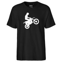 Herren T-Shirt Motocross Silhouette