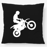 Kissen Motocross Silhouette 40x40cm