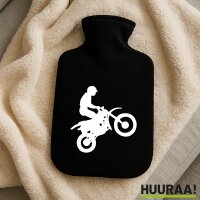 W&auml;rmflasche Motocross Silhouette