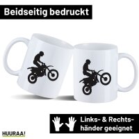 Kaffeetasse Motocross Silhouette 330ml
