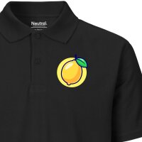 Damen Polo Shirt Zitrone Comic Frucht