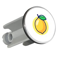 Waschbeckenst&ouml;psel Zitrone Comic Frucht 4cm
