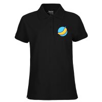 Damen Polo Shirt Banane Comic Frucht