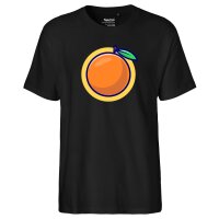 Herren T-Shirt Orange Comic Frucht