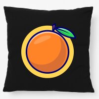 Kissen Orange Comic Frucht 40x40cm