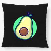 Kissen Avocado Comic Frucht 40x40cm