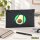 Kulturbeutel Avocado Comic Frucht 1 Liter Charcoal