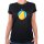 Damen T-Shirt Birne Comic Frucht