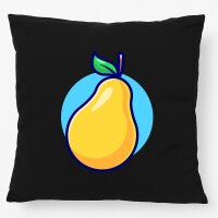 Kissen Birne Comic Frucht 40x40cm
