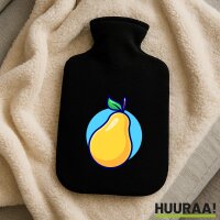W&auml;rmflasche Birne Comic Frucht