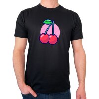 Herren T-Shirt Kirschen Comic Frucht