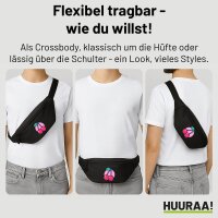 Bauchtasche Kirschen Comic Frucht 2,5 Liter Black