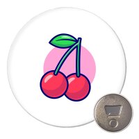 Magnet Kirschen Comic Frucht 59mm K&uuml;hlschrankmagnet
