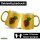Glitzertasse Weintrauben Comic Frucht 330ml
