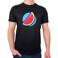 Herren T-Shirt Wassermelone Comic Frucht