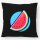 Kissen Wassermelone Comic Frucht 40x40cm