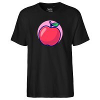 Herren T-Shirt Apfel Comic Frucht