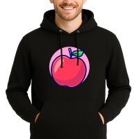 Unisex Hoodie Apfel Comic Frucht