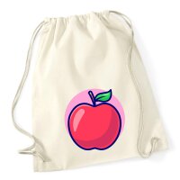 Turnbeutel Apfel Comic Frucht 12 Liter