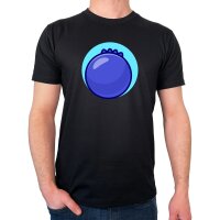 Herren T-Shirt Heidelbeere Comic Frucht