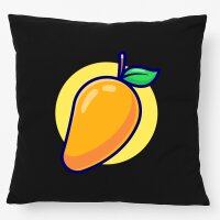 Kissen Mango Comic Frucht 40x40cm
