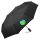 Regenschirm Birne Comic Frucht 98cm Schwarz