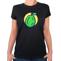 Damen T-Shirt Durian Comic Frucht