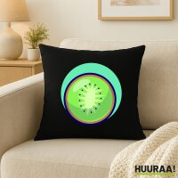 Kissen Kiwi Comic Frucht 40x40cm