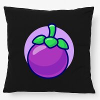 Kissen Mangostan Comic Frucht 40x40cm