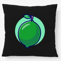 Kissen Limette Comic Frucht 40x40cm