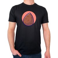 Herren T-Shirt Kokosnuss Comic Frucht