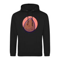 Unisex Hoodie Kokosnuss Comic Frucht