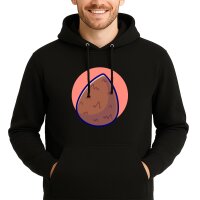 Unisex Hoodie Kokosnuss Comic Frucht