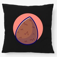 Kissen Kokosnuss Comic Frucht 40x40cm