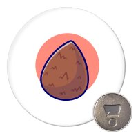 Magnet Kokosnuss Comic Frucht 59mm...