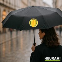 Regenschirm Karambole Comic Frucht 98cm Schwarz