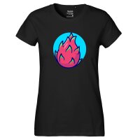 Damen T-Shirt Drachenfrucht Comic Frucht