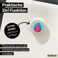 Magnet Drachenfrucht Comic Frucht 59mm Kühlschrankmagnet
