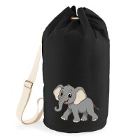 Seesack Elefant Comic 20 Liter Black