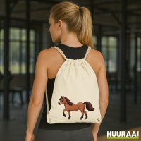 Turnbeutel Pferd Comic 12 Liter