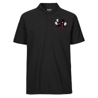 Herren Polo Shirt Spukschloss Comic