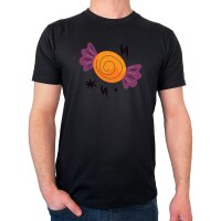 Herren T-Shirt Bonbon mit Blitzen
