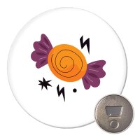 Magnet Bonbon mit Blitzen 59mm K&uuml;hlschrankmagnet